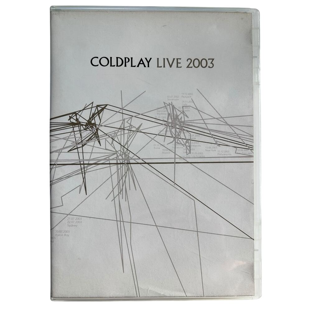 Coldplay Live 2003 DVD + Bonus CD 2-Disc Set Capitol Records